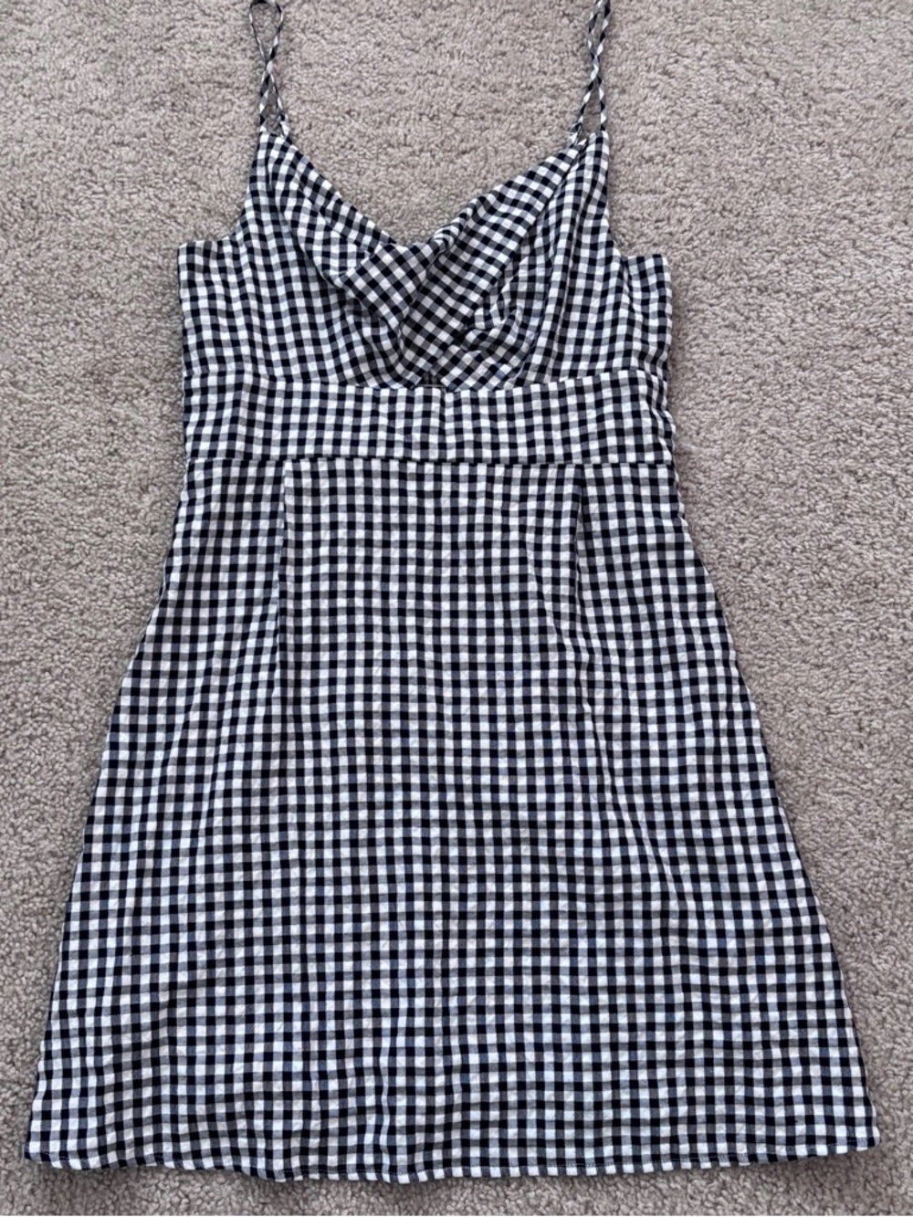 Black & White Gingham Dress